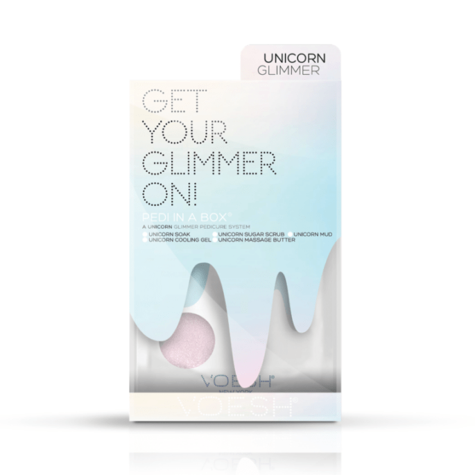 VOESH Pedi In a Box Get Your Glimmer On - Unicorn Glimmer