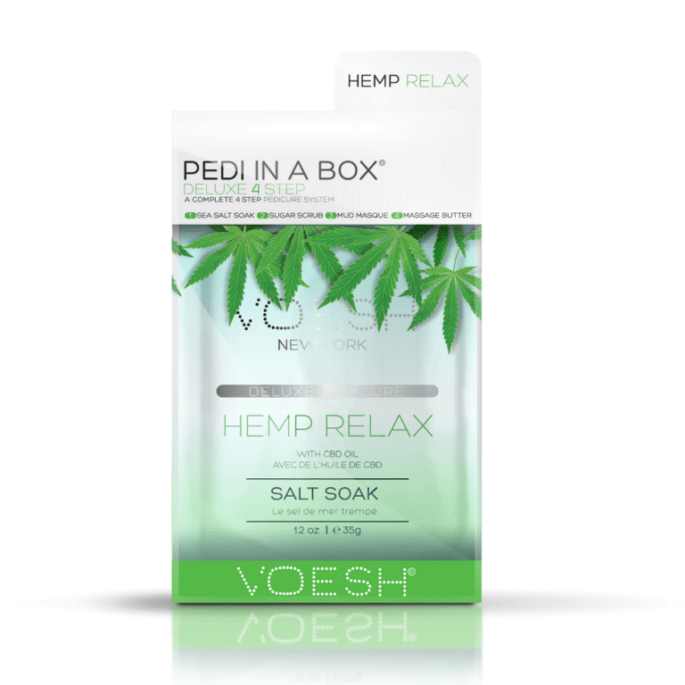 VOESH Pedi In a Box - HEMP Relax (Med CBD Olie)