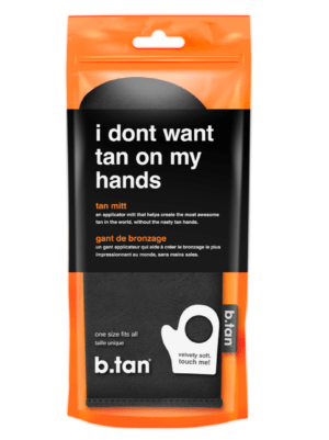 b.tan I don't want tan on my hands
